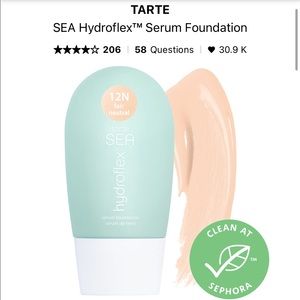 Tarte Sea Hydroflex Serum Foundation in 12N (NIB)